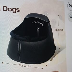 Adore Black Dog Car Seat Carrier, NWOT